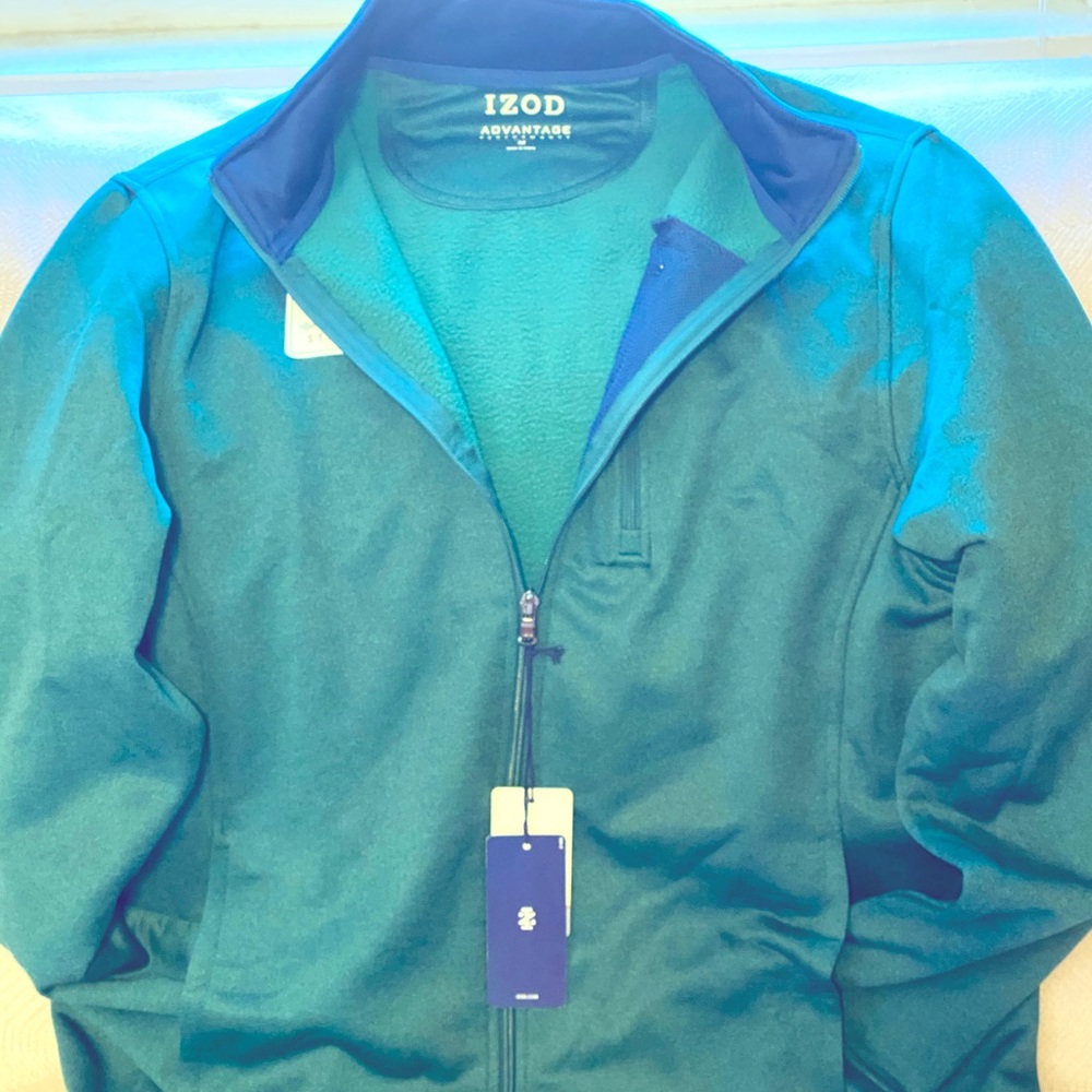 Green full zip IZOD jacket